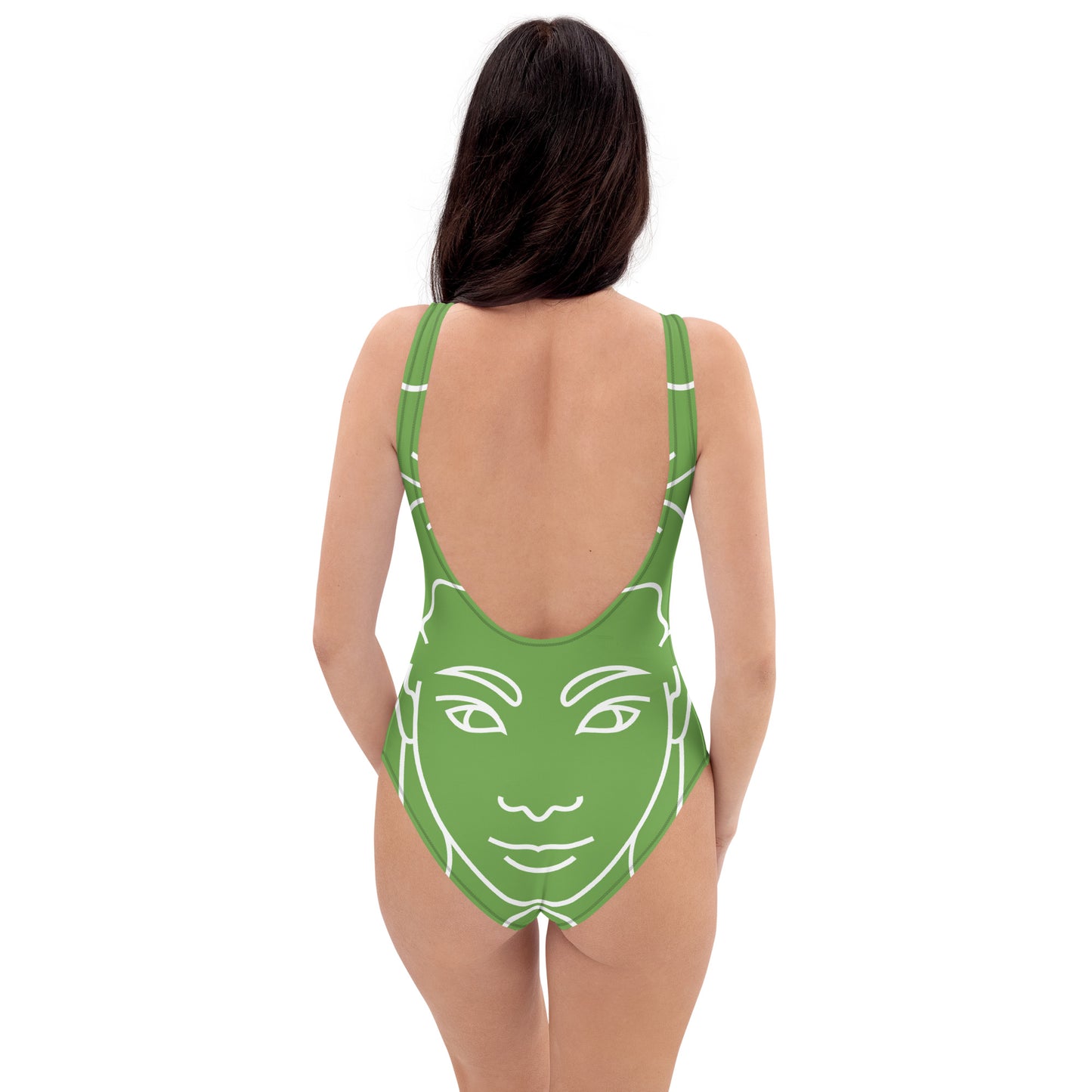 Virgo Green One-Piece Swimsuit