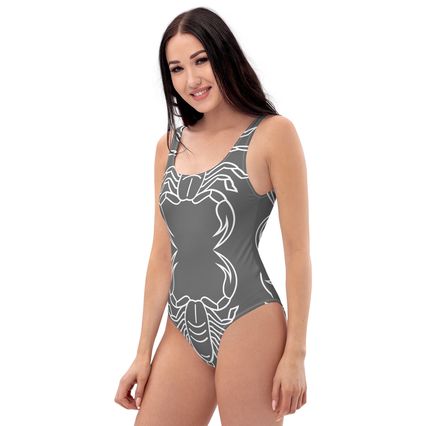 Scorpio Grey One-Piece Swimsuit