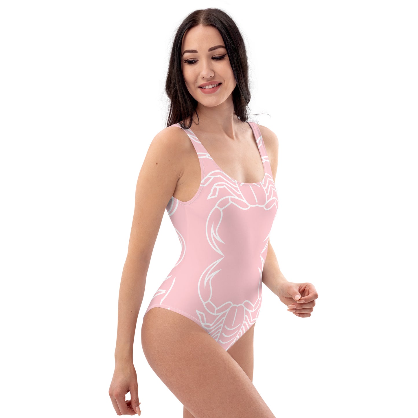Scorpio Pink One-Piece Swimsuit