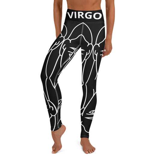 Virgo Black Yoga Leggings