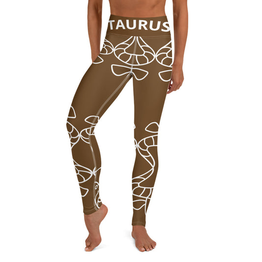Taurus Brown Yoga Leggings