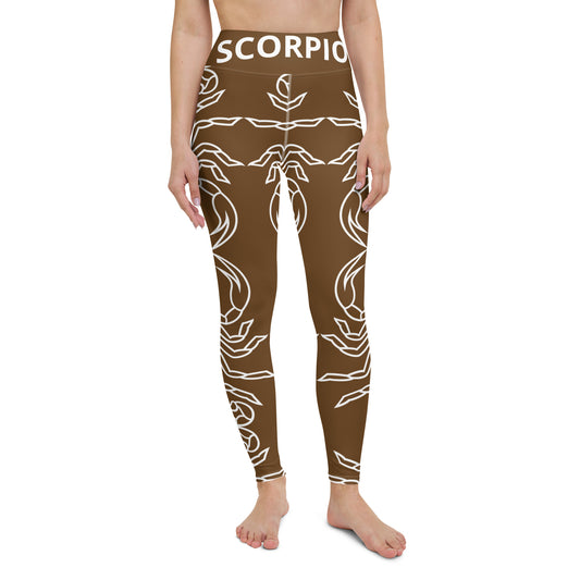 Scorpio Brown Yoga Leggings