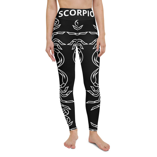 Scorpio Black Yoga Leggings