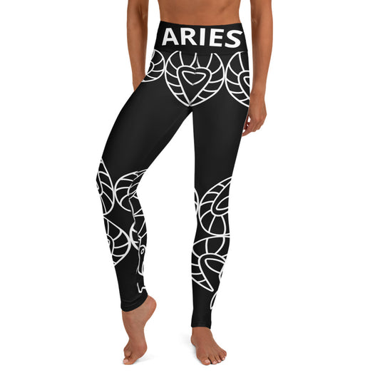 Aries Black Yoga Leggings