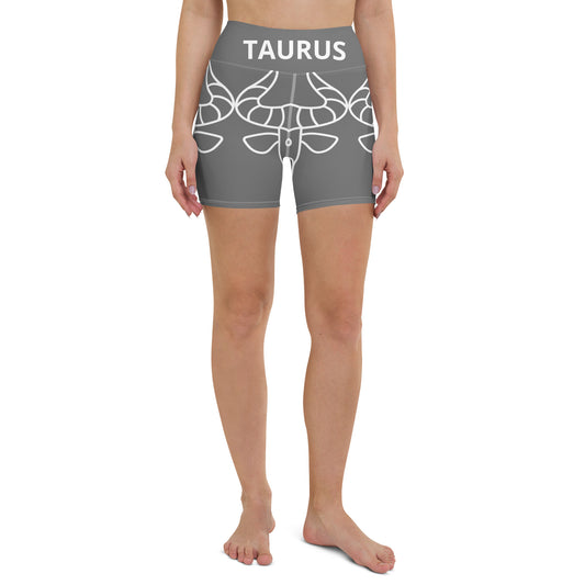 Taurus Grey Yoga Shorts