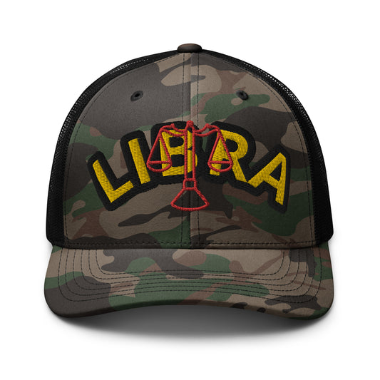 Libra Camouflage trucker hat