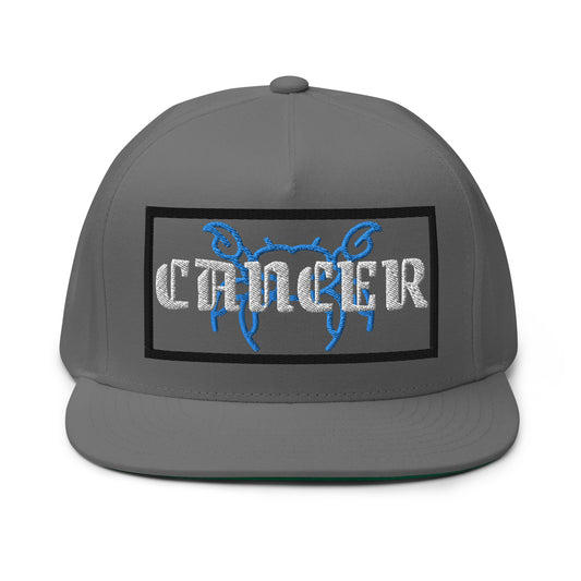 Cancer Flat Bill Hat